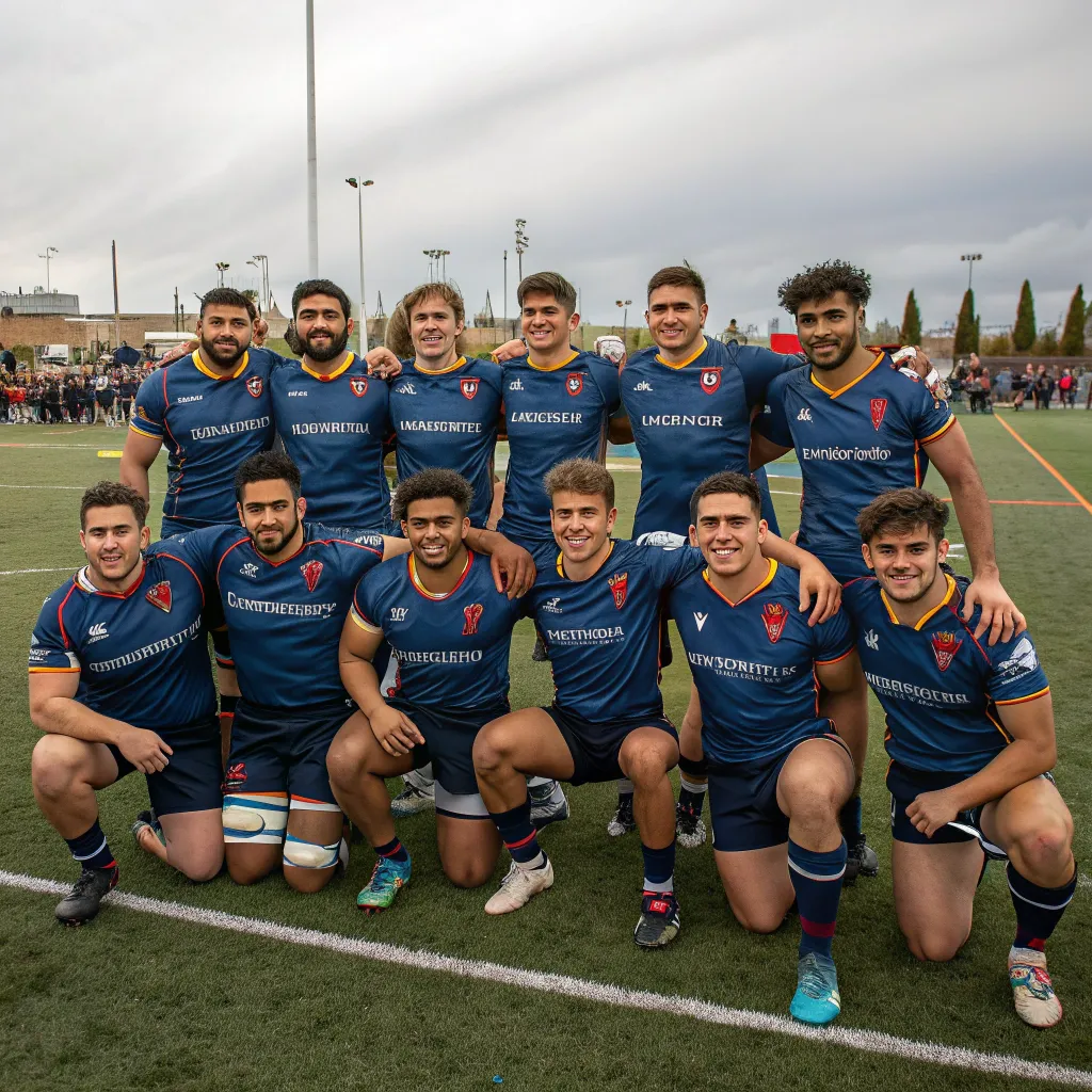 QARTHOLIVEX Rugby team group photo